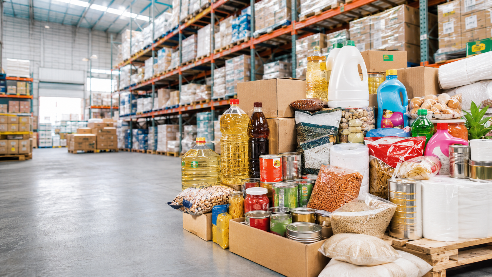 Almacén y surtido de productos de Abarrotiza